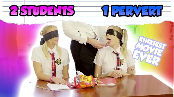 2 lesbiche condividono 1 cazzo - Trio con doppi pompini bendati - Trailer#02 Mimi Cica e Lulu Love